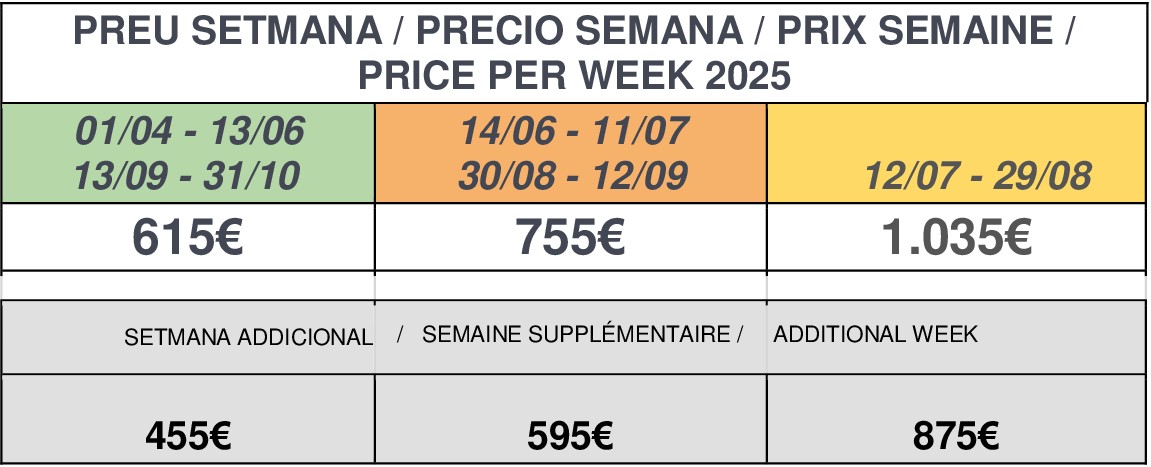 PREU SETMANA PARK 1 2