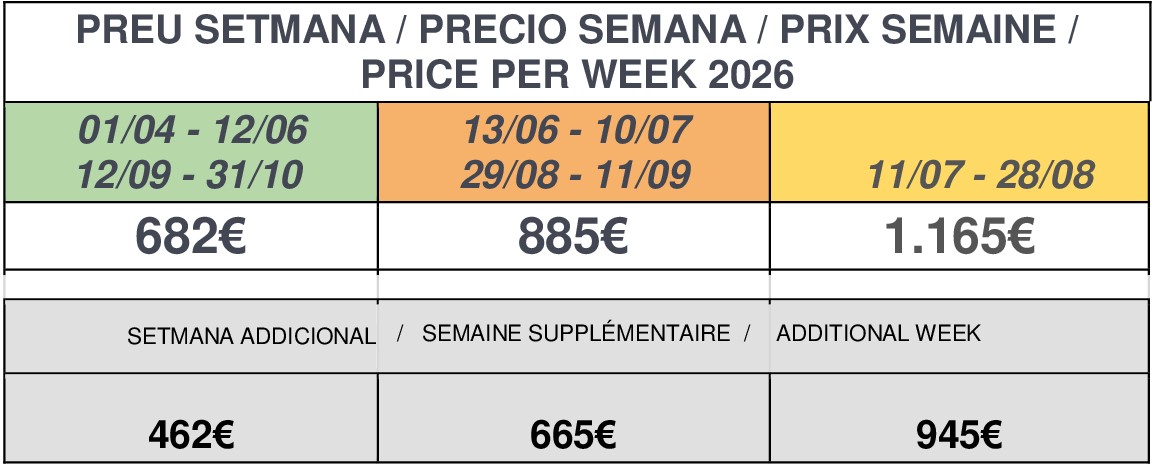 PREU SETMANA PARK 1 2